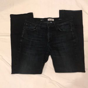 DL 1961 Dark Wash Jean 34x32 Casual Straight Sepia